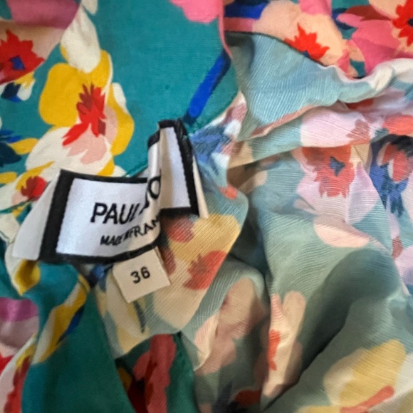 Paul & Joe Turquoise Floral Maxi with neck tie - Picture 13 of 13